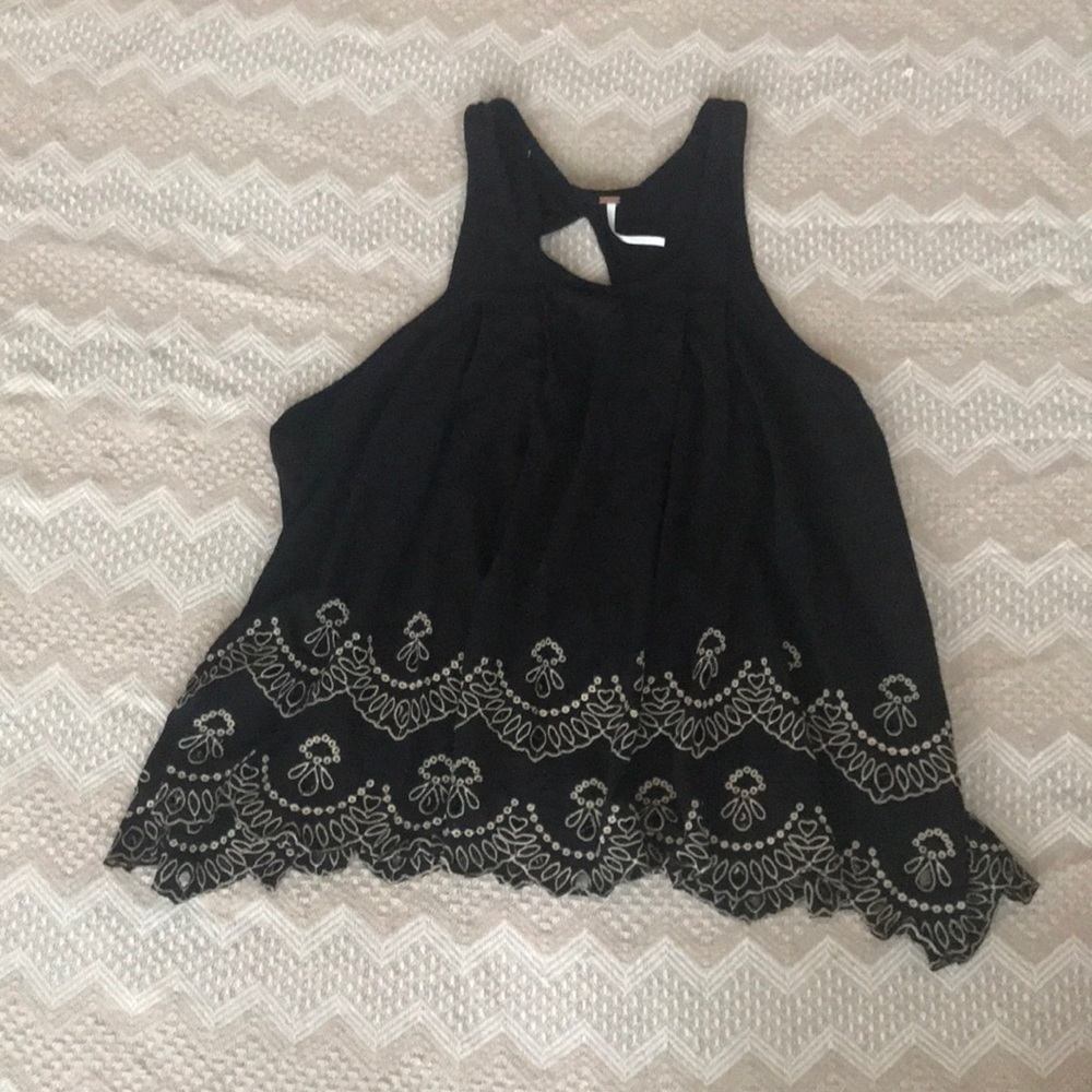 Embroidered tank top